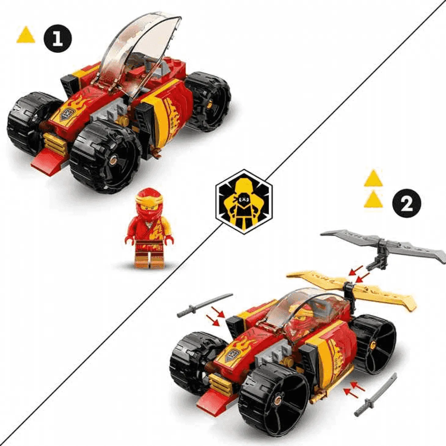 LEGO Coche de Carreras Ninja EVO de Kai