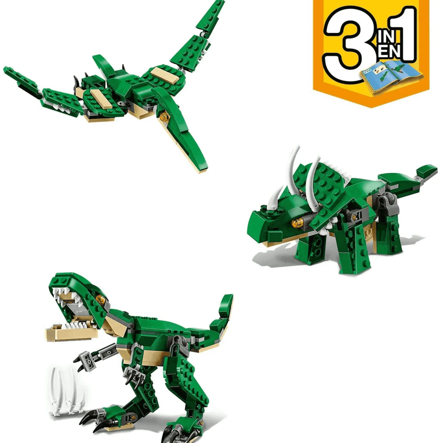 LEGO Creator “3 en 1” Grandes dinosaurios 31058