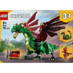 LEGO Creator 3en1 Dragón Medieval Juego de juguetes 31161