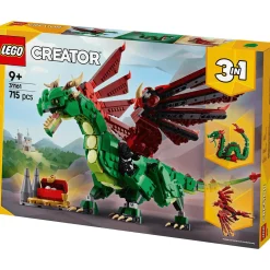 LEGO Creator 3en1 Dragón Medieval Juego de juguetes 31161