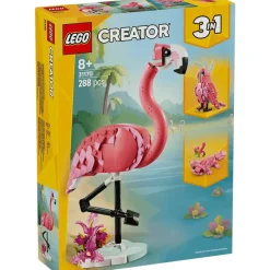 LEGO Creator 3en1 Fauna Salvaje: Flamenco Rosa Juego 31170