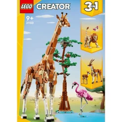LEGO Creator Safari de Animales Salvajes Set 3en1 31150