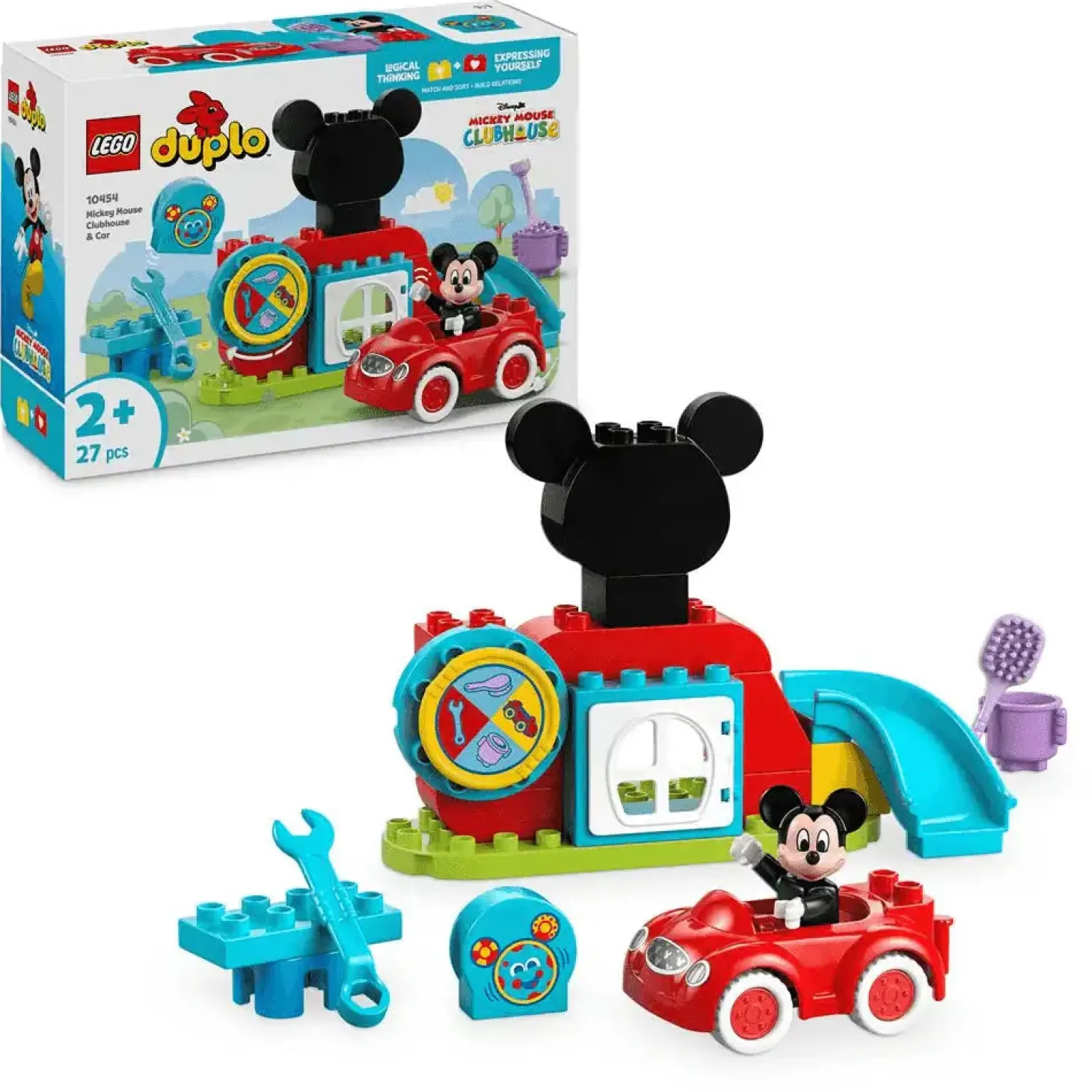 LEGO DUPLO | Disney Casa y Coche de Mickey Mouse Kit 10454