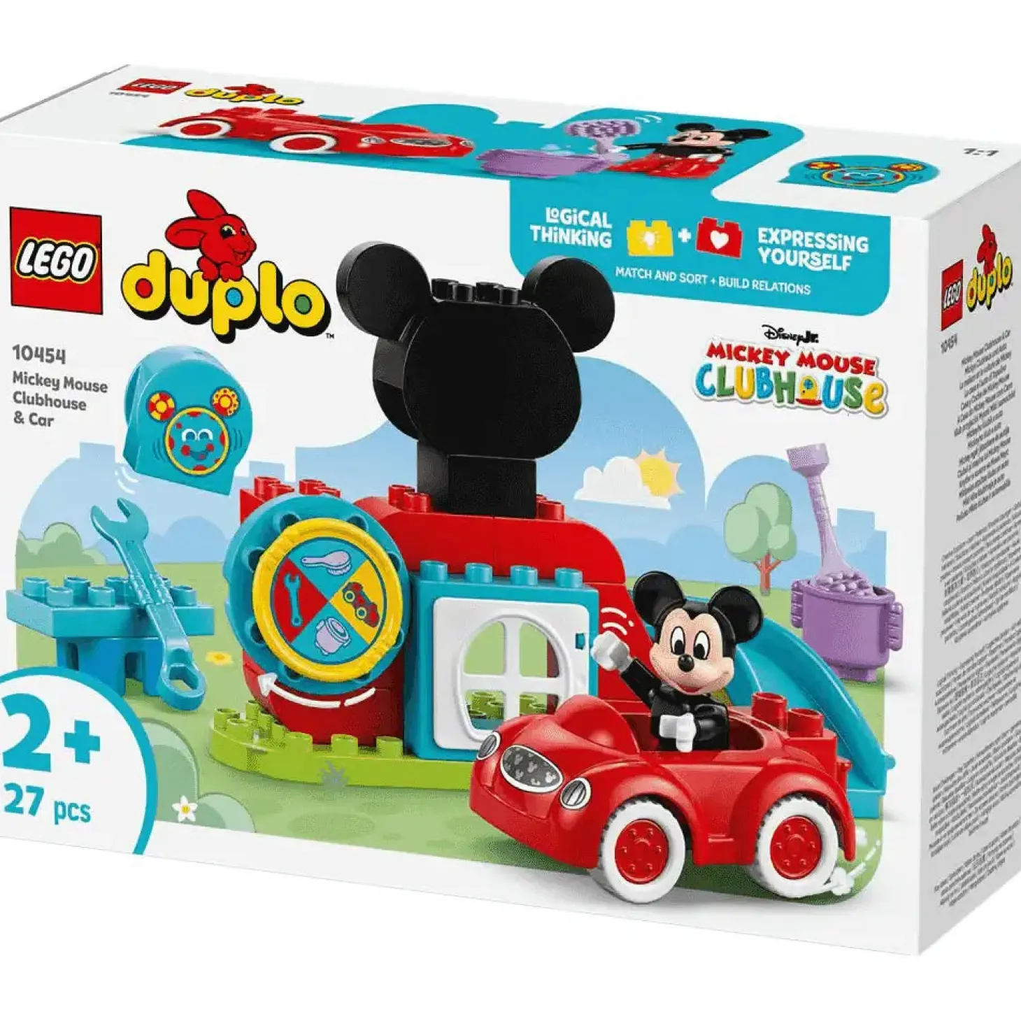 LEGO DUPLO | Disney Casa y Coche de Mickey Mouse Kit 10454