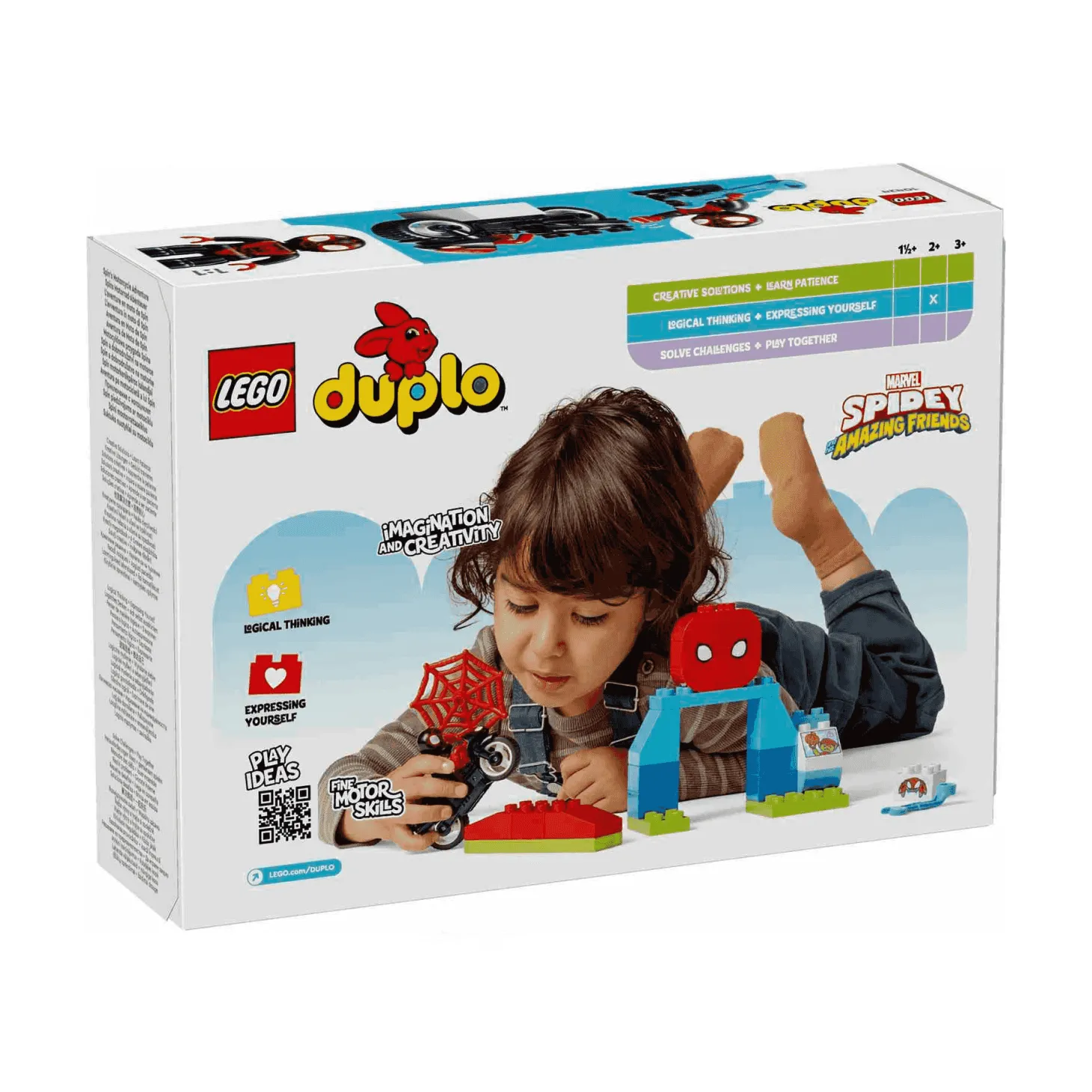 LEGO DUPLO Spidey Aventura en Moto de Spin