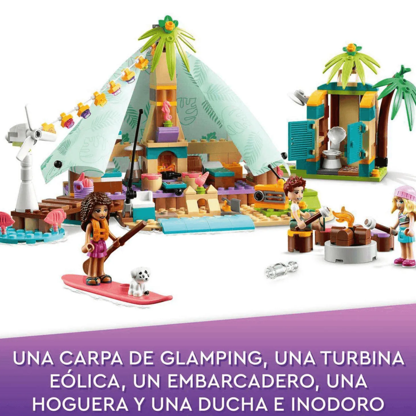LEGO Friends 41700 Glamping en la Playa