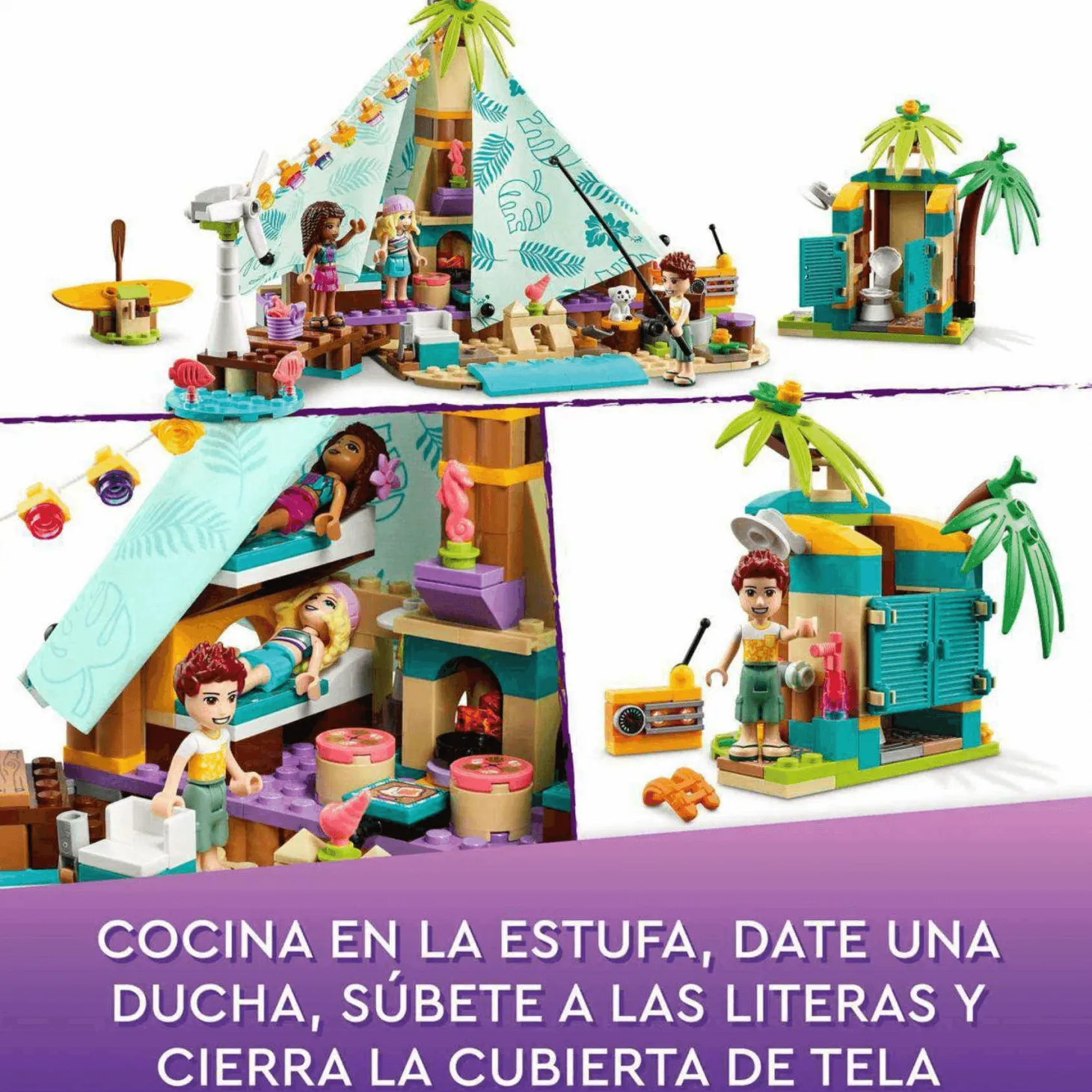 LEGO Friends 41700 Glamping en la Playa