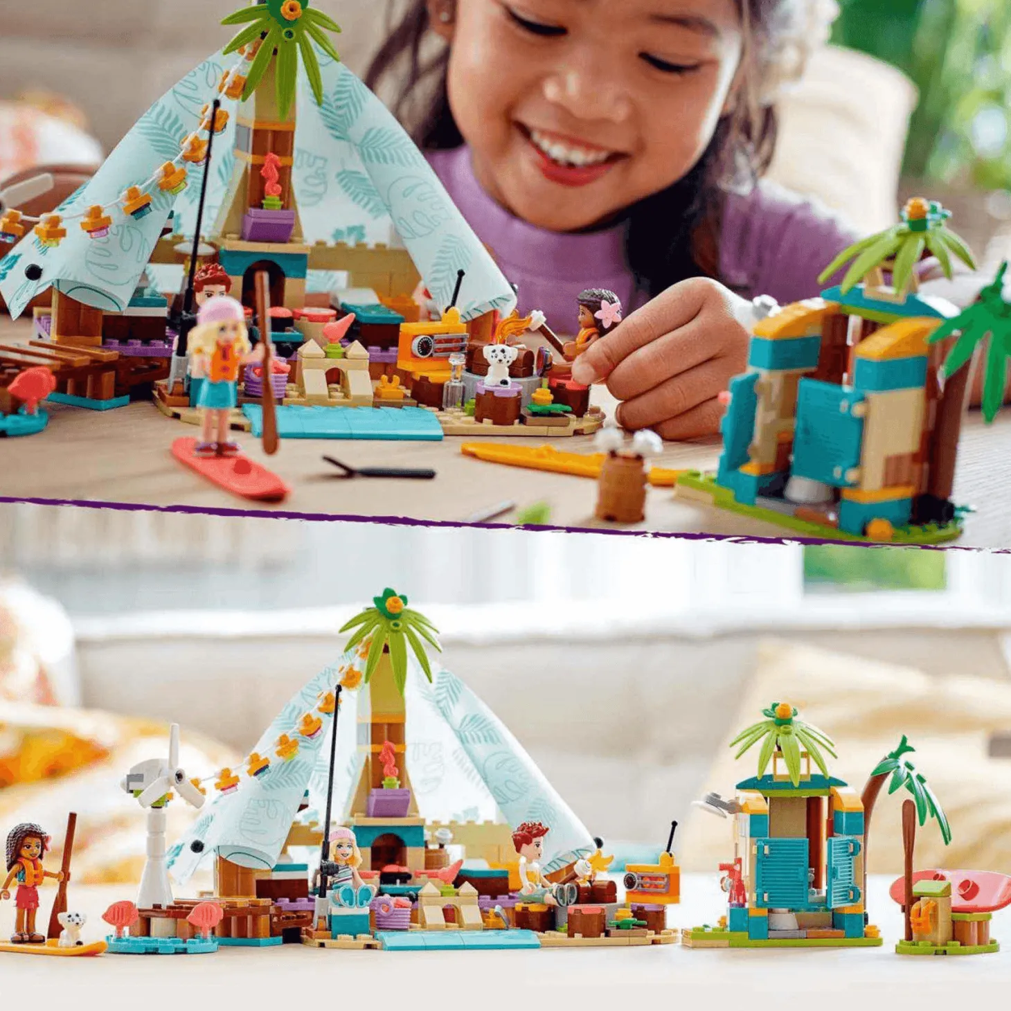 LEGO Friends 41700 Glamping en la Playa