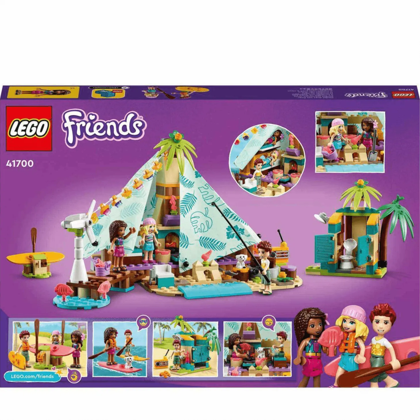 LEGO Friends 41700 Glamping en la Playa