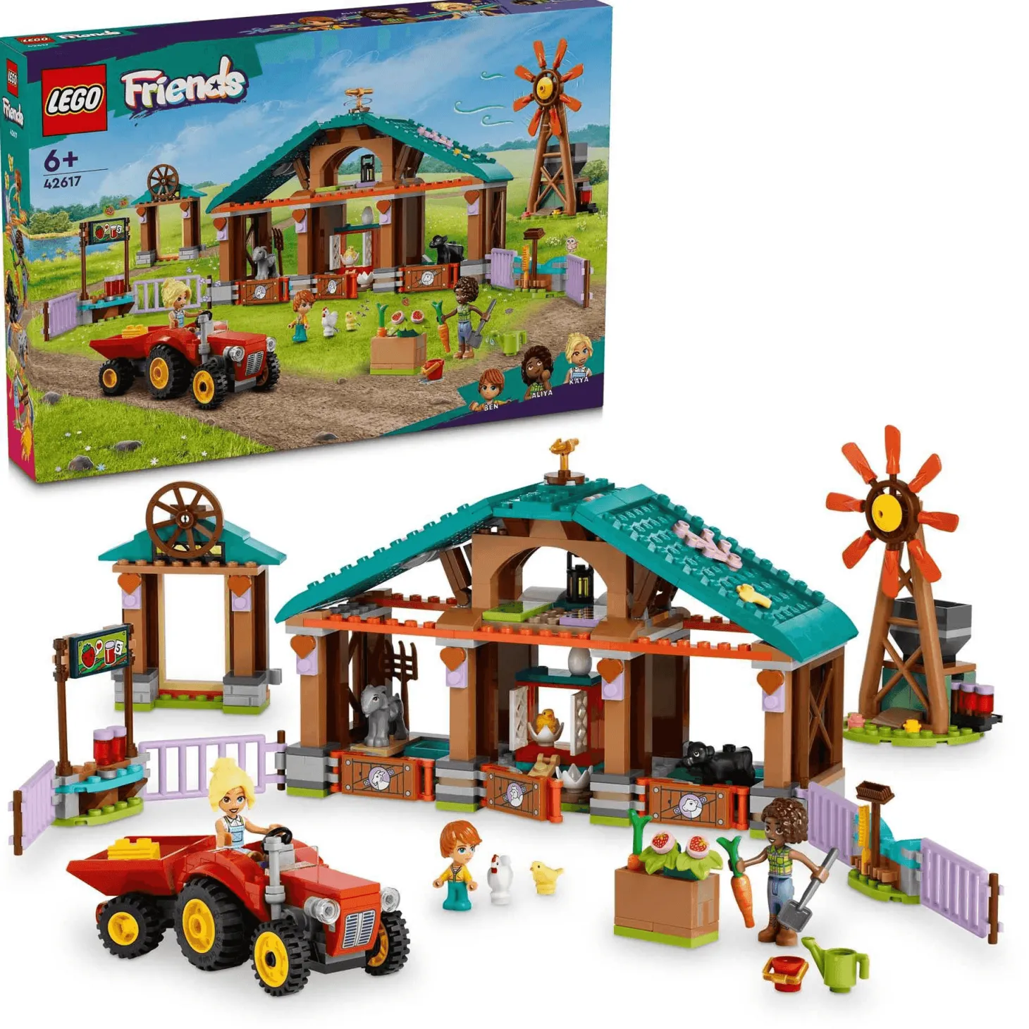 LEGO Friends Albergue de Animales de Granja Juguete 42617