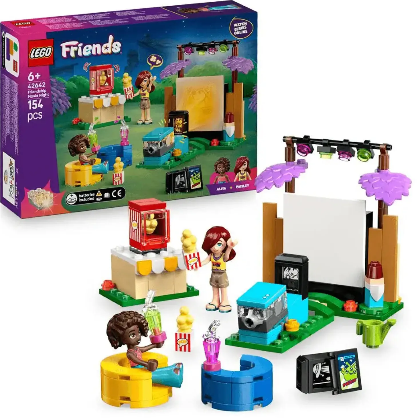 LEGO Friends Amistad: Noche de Cine Juguete 42642