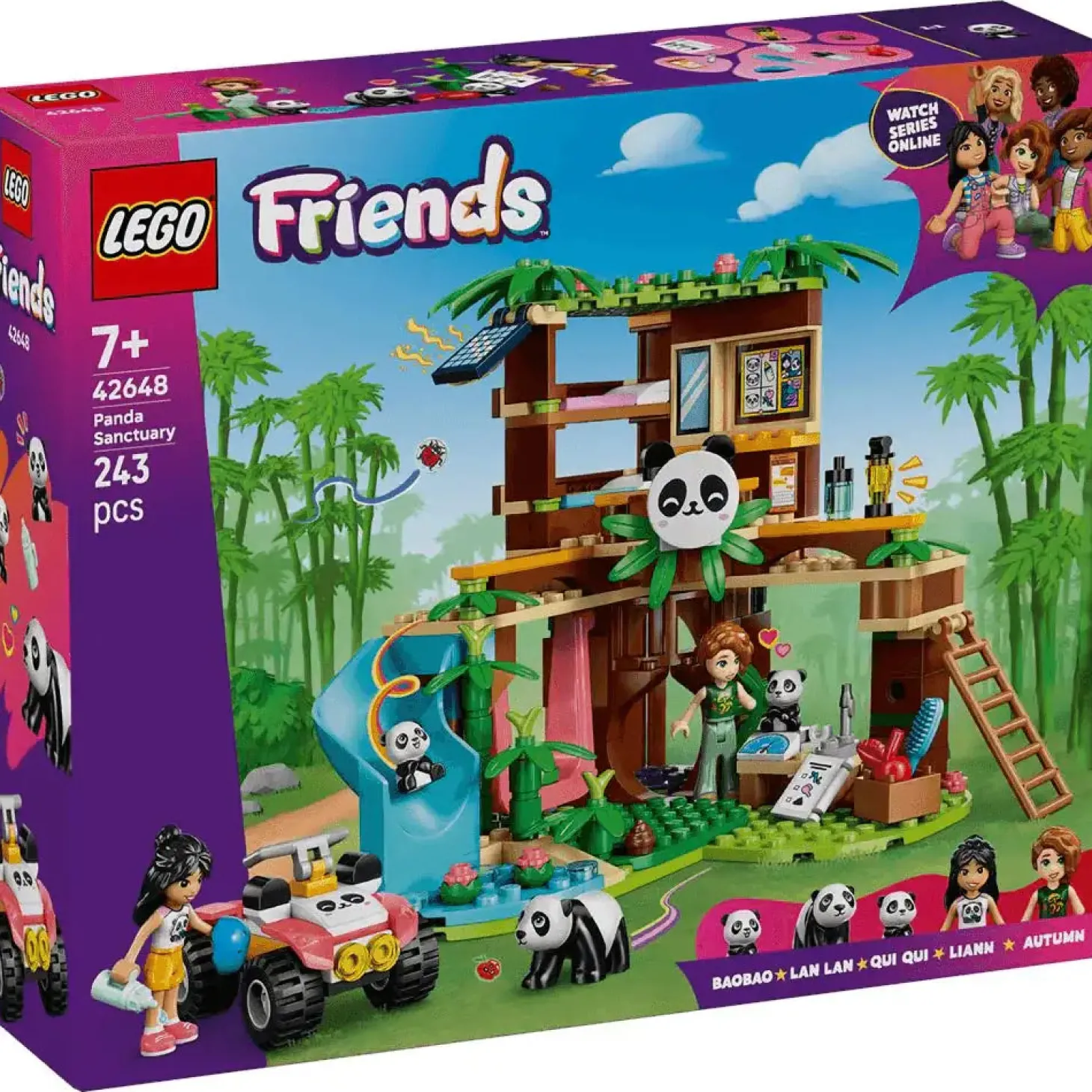 LEGO Friends Cuidado Animal en el Refugio para Pandas 42648