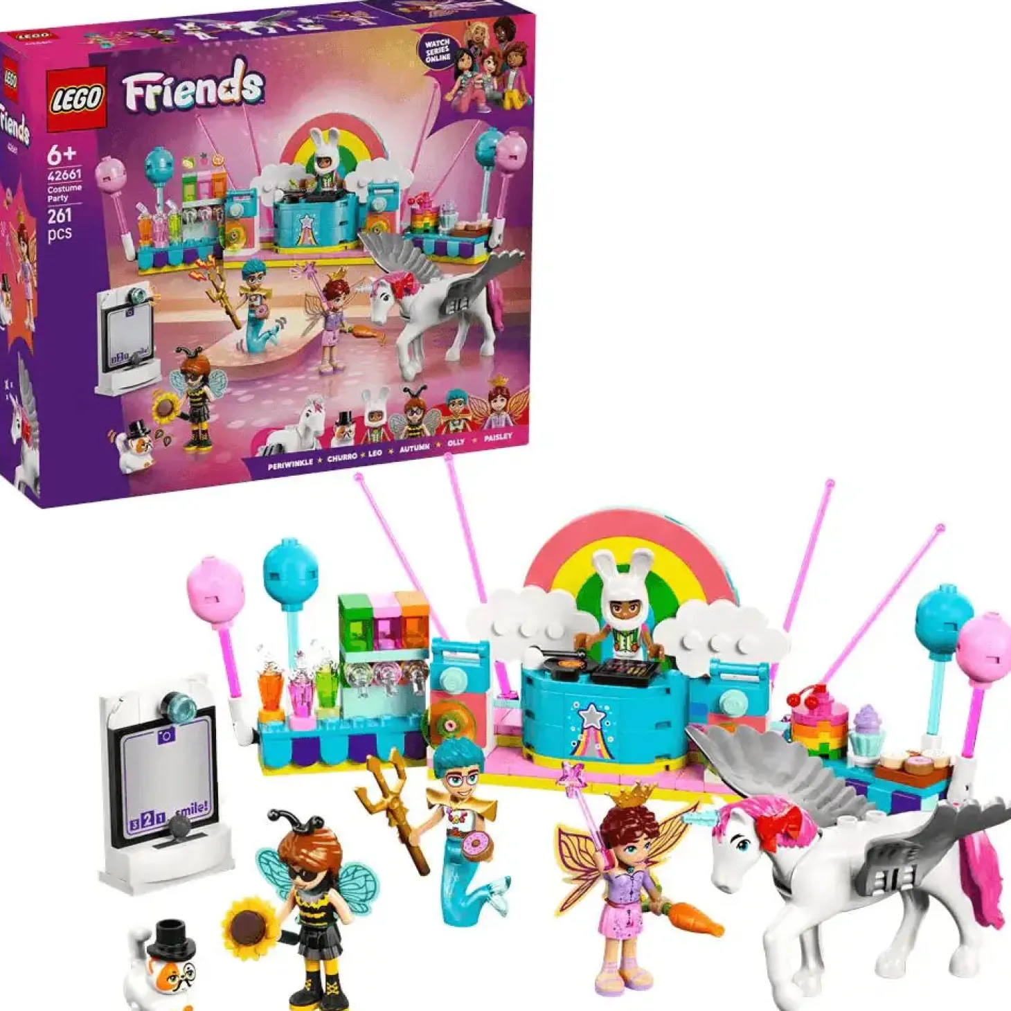 LEGO Friends Fiesta de Disfraces con Unicornio y Hada 42661