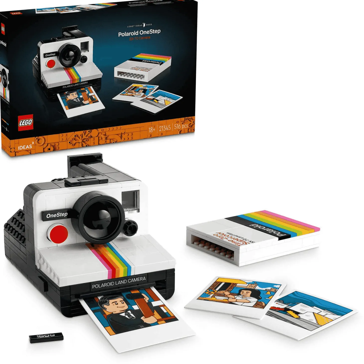 LEGO Ideas Cámara Polaroid OneStep SX-70 Set 21345