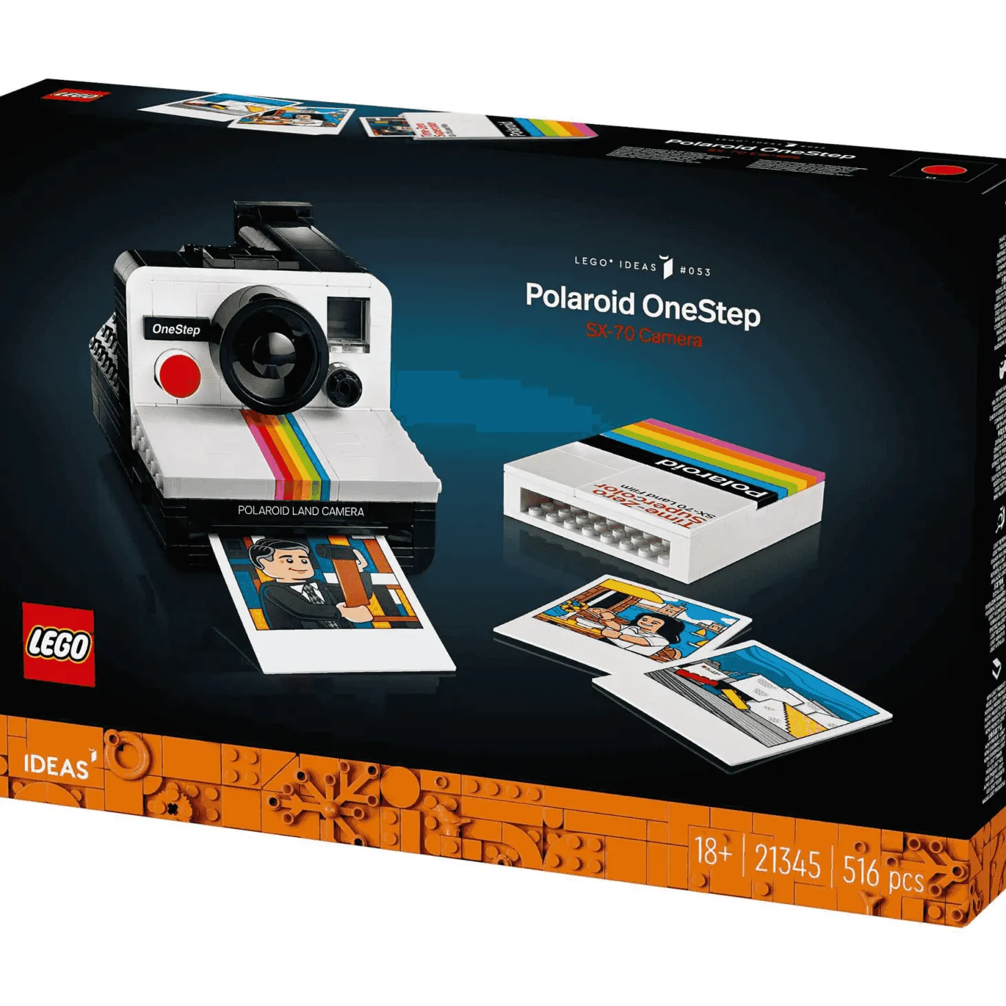 LEGO Ideas Cámara Polaroid OneStep SX-70 Set 21345