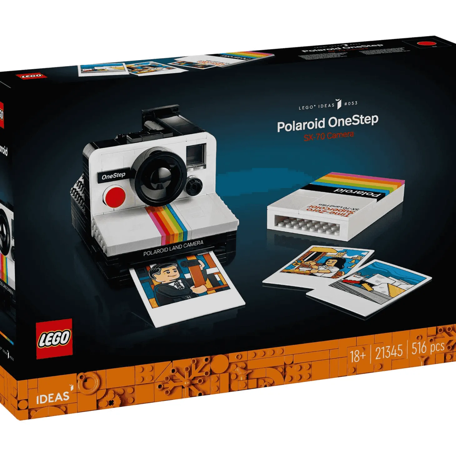 LEGO Ideas Cámara Polaroid OneStep SX-70 Set 21345