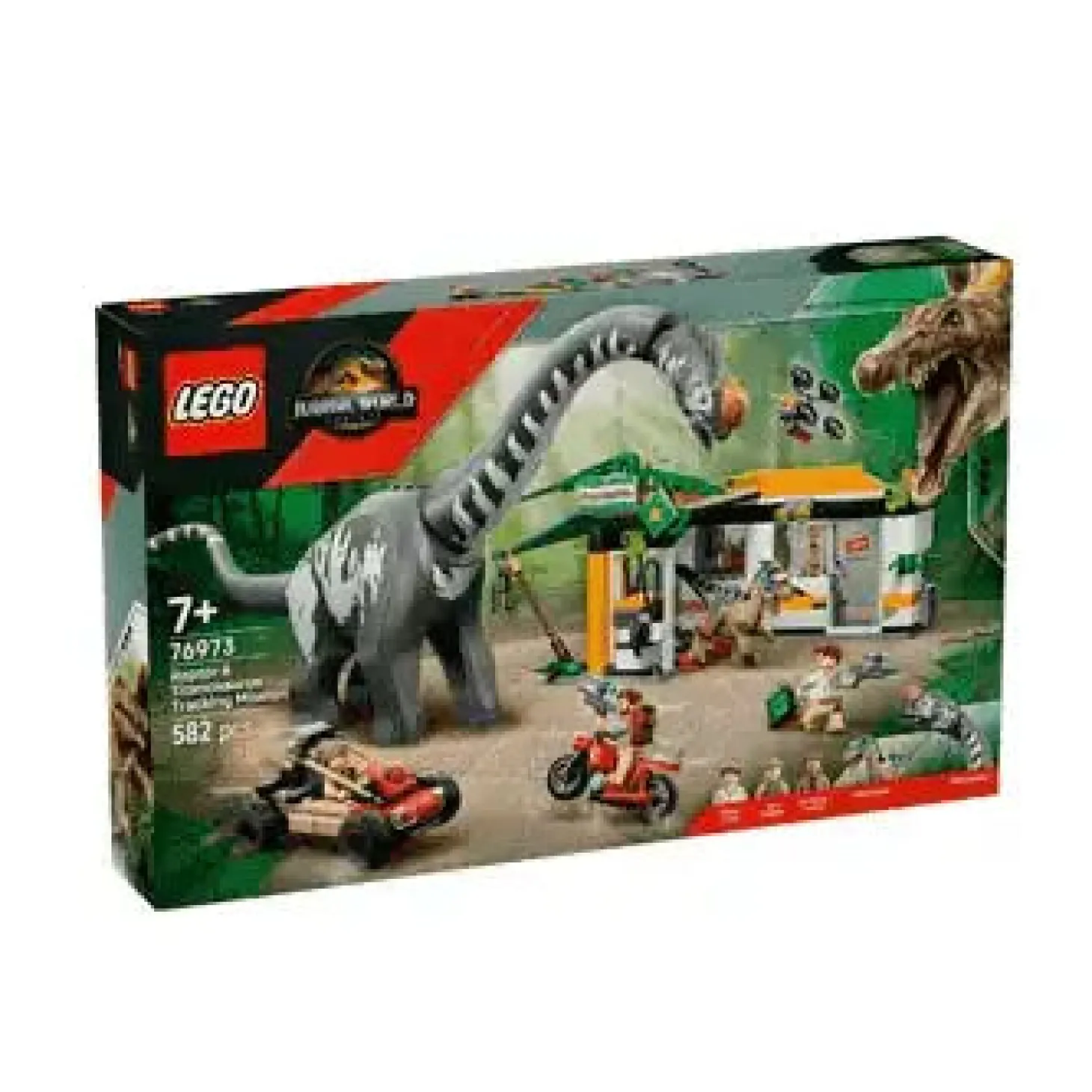 LEGO Jurassic World 76973 – Misión de Seguimiento: Raptor y Titanosaurus