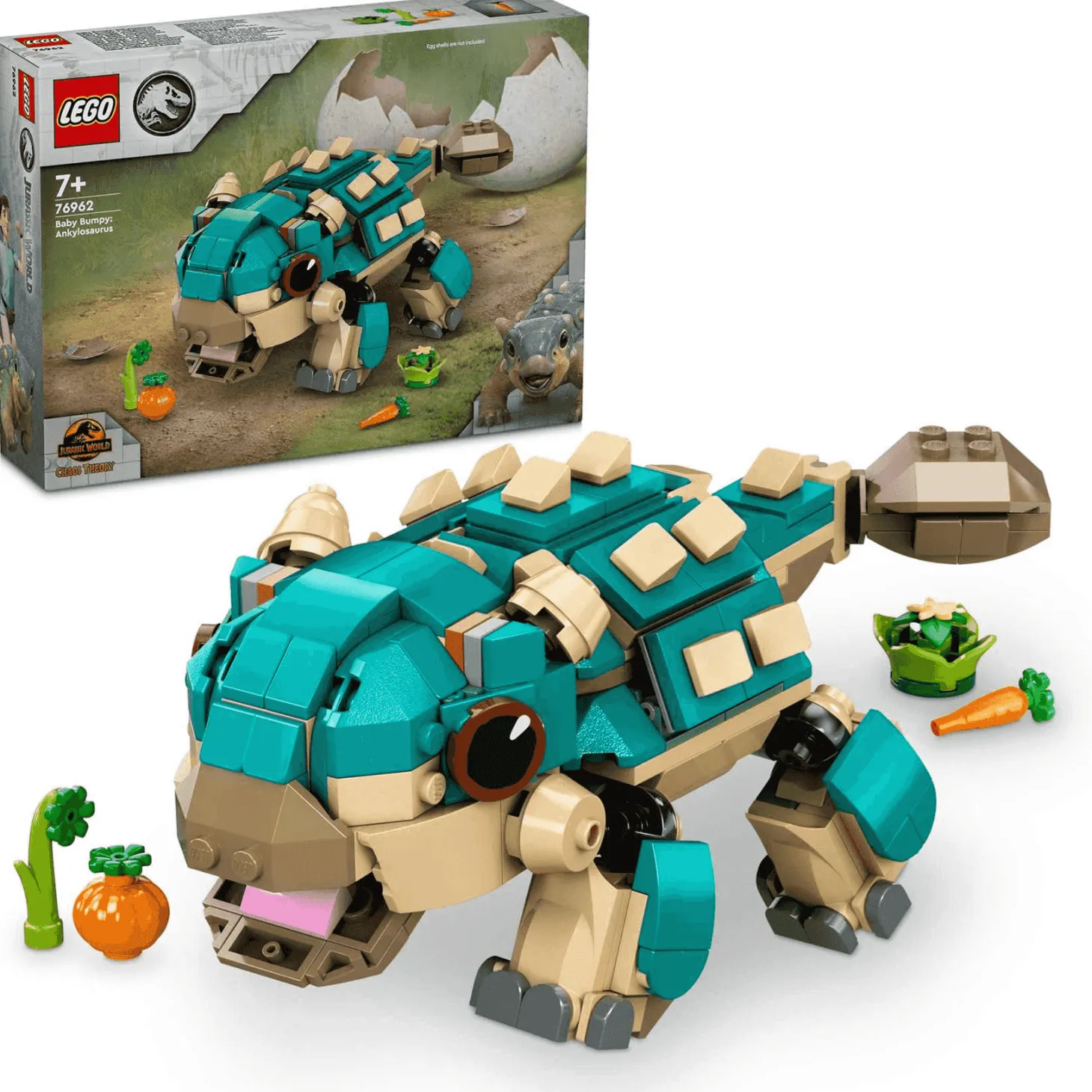 LEGO Jurassic World Bumpy Bebé: Ankylosaurus Juguete 76962
