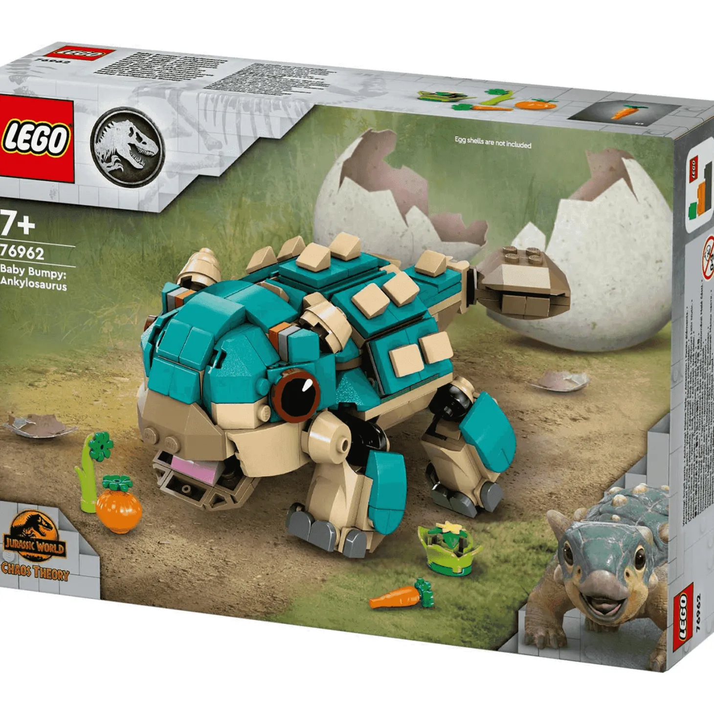 LEGO Jurassic World Bumpy Bebé: Ankylosaurus Juguete 76962