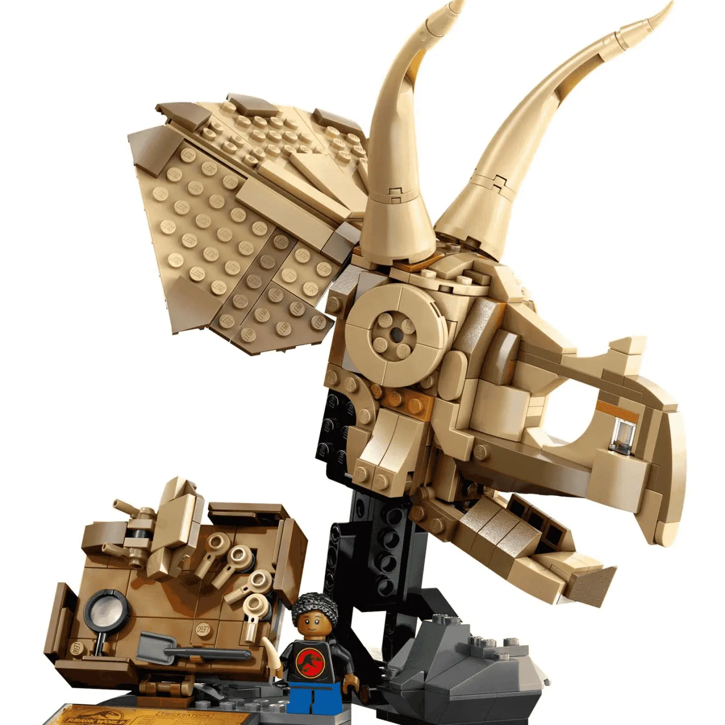 LEGO Jurassic World Fósiles de Dinosaurio: Cráneo de Triceratops 76969