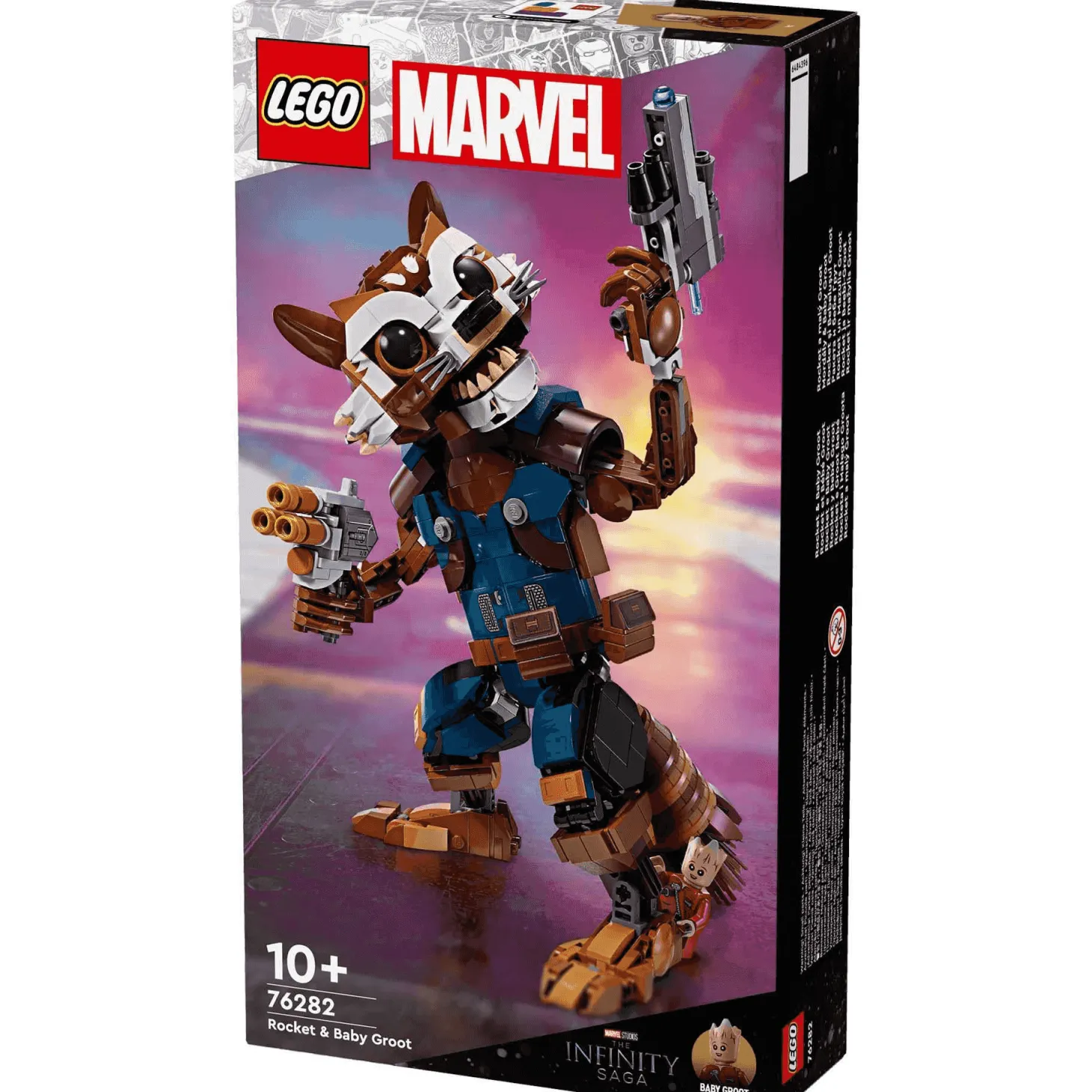 LEGO Marvel Rocket y Bebé Groot 76282