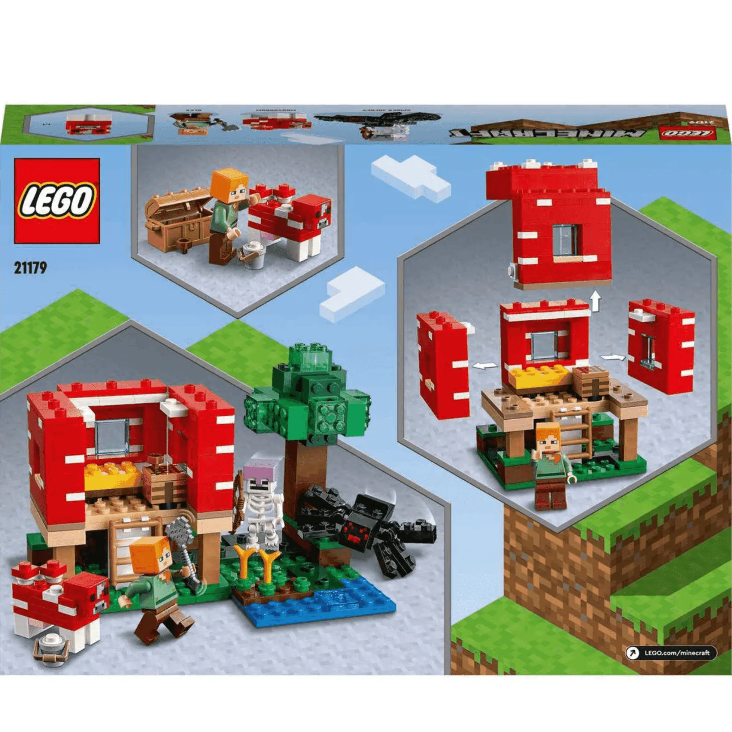 LEGO Minecraft 21179 La Casa Champiñón
