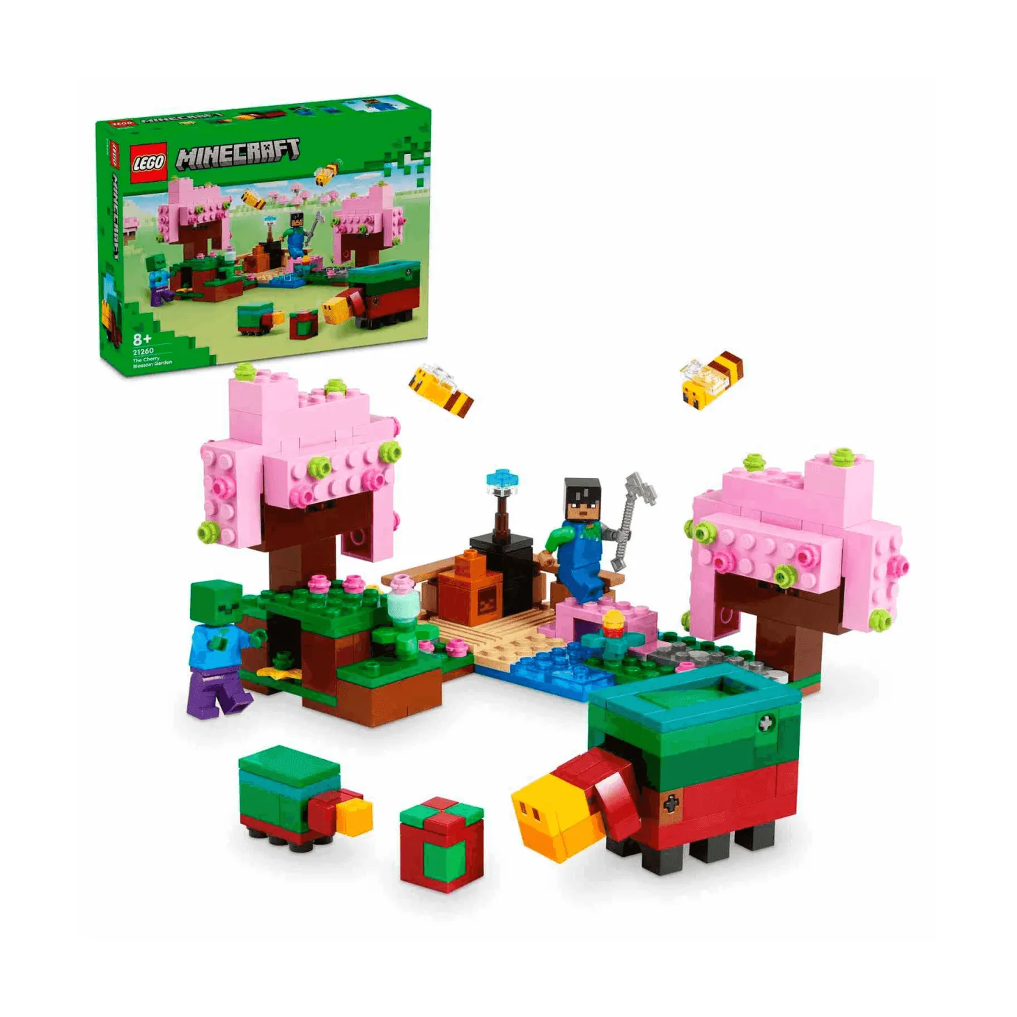 LEGO Minecraft El Jardín de Cerezos en Flor Juguete 21260