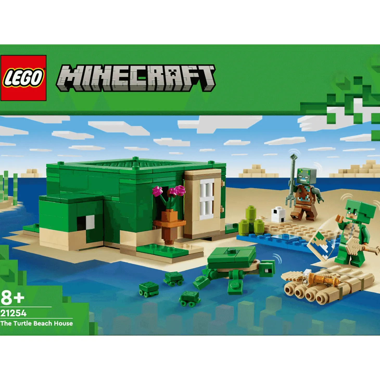 LEGO Minecraft La Casa-Tortuga de la Playa Modelo 21254