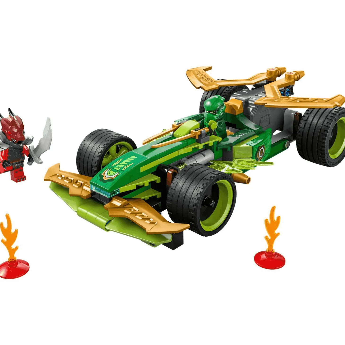 LEGO NINJAGO Coche de Carreras con Motor de Carga Manual de Lloyd 71828