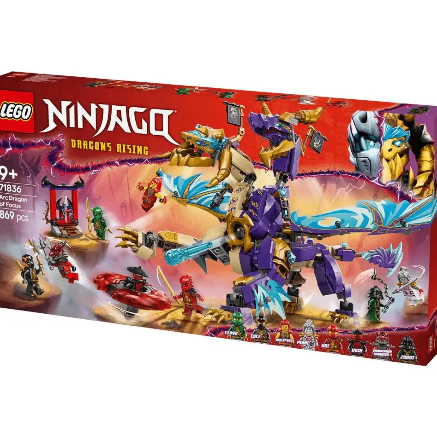 LEGO NINJAGO Dragón de la Concentración: Arc Juguete 71836