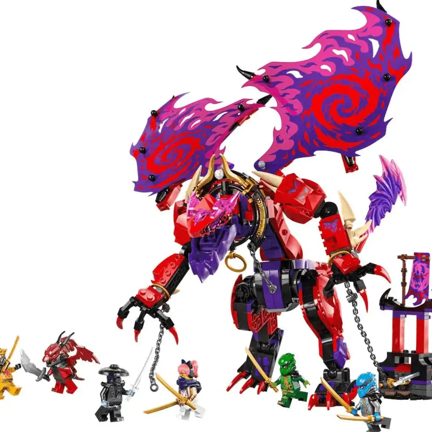 LEGO NINJAGO Dragón del Caos: Colmillo Tronador Set 71832