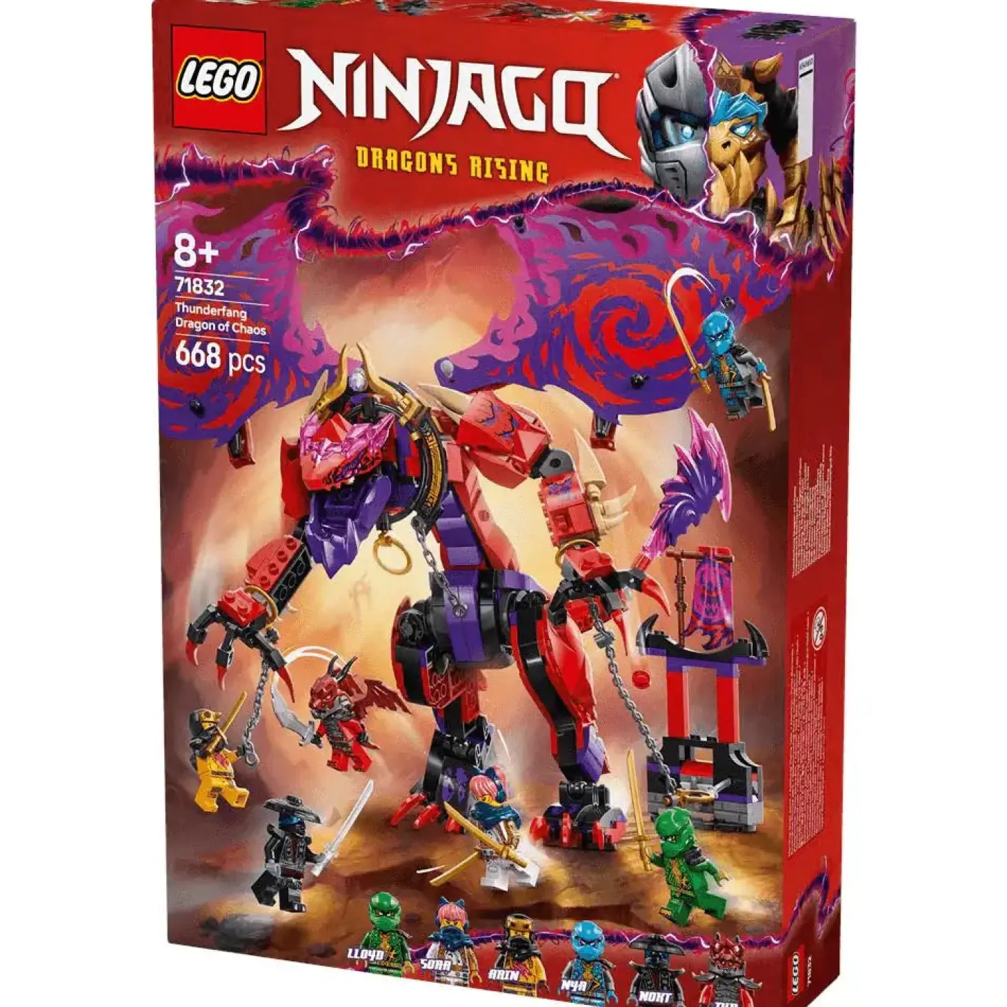 LEGO NINJAGO Dragón del Caos: Colmillo Tronador Set 71832