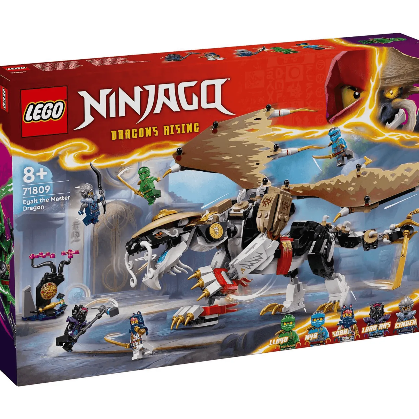 LEGO NINJAGO Dragón Maestro Egalt Juguete de héroes 71809
