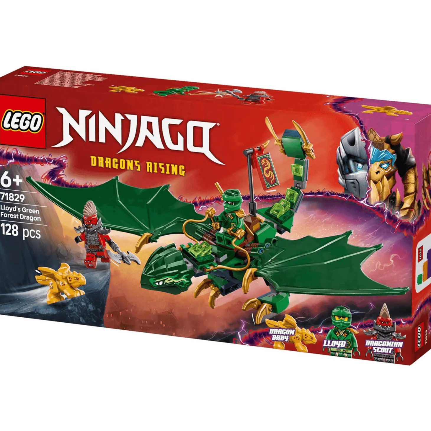 LEGO NINJAGO Dragón Verde del Bosque de Lloyd 71829