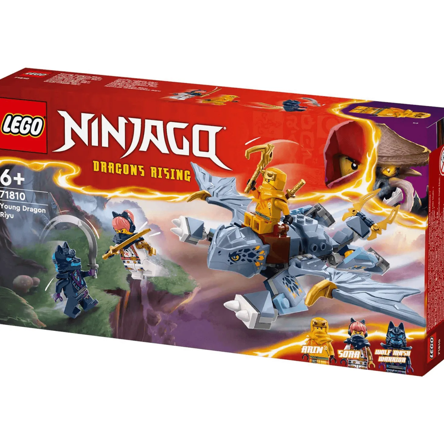 LEGO NINJAGO Joven Dragón Riyu Set de juguetes 71810