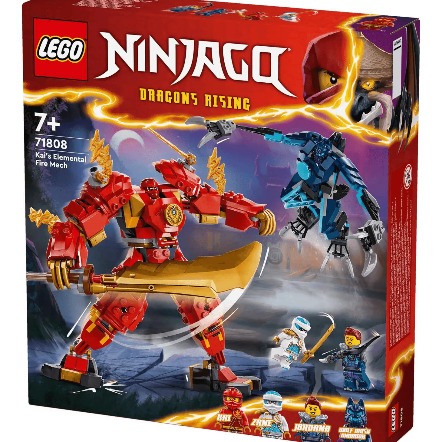 LEGO NINJAGO Meca Elemental del Fuego de Kai Juguete 71808