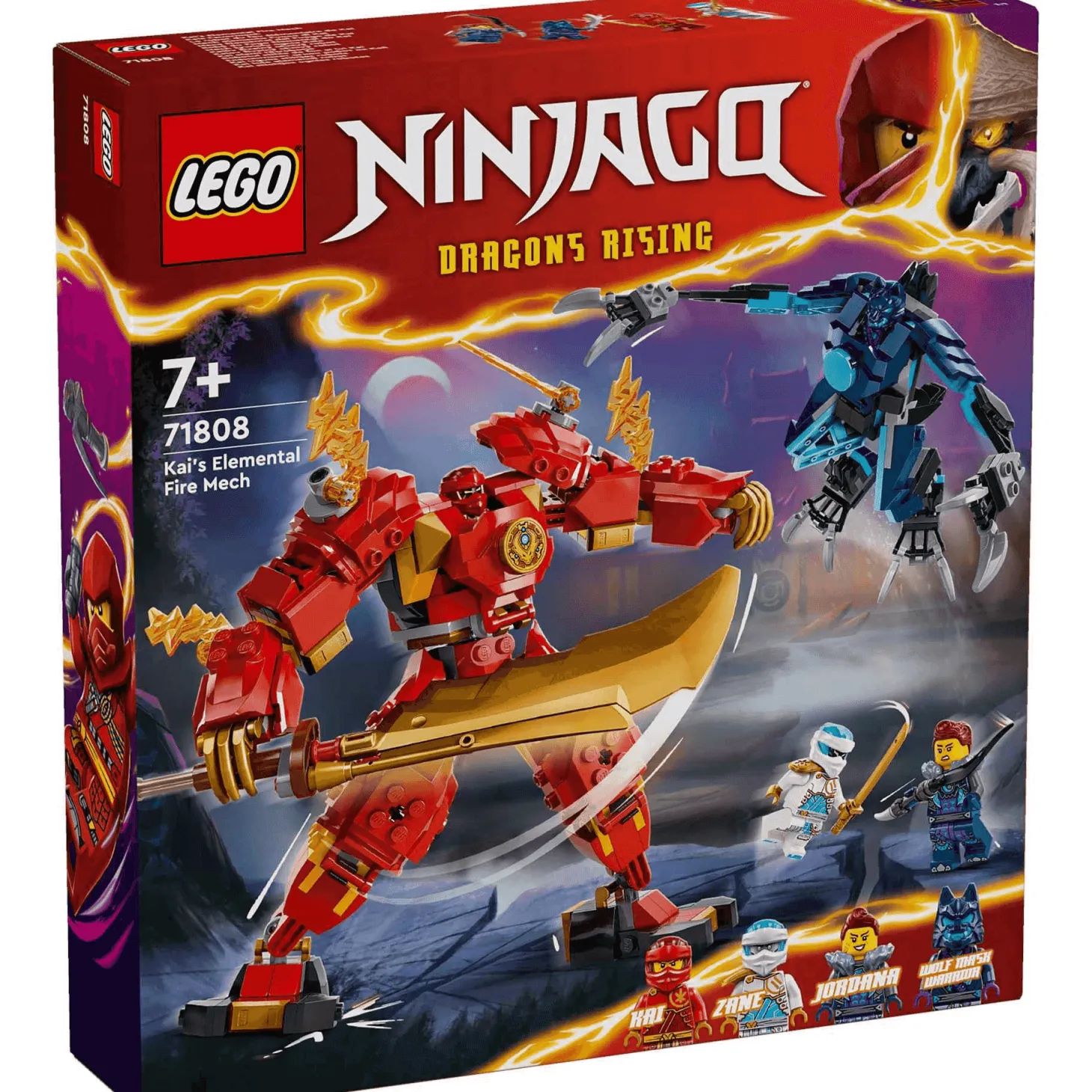 LEGO NINJAGO Meca Elemental del Fuego de Kai Juguete 71808