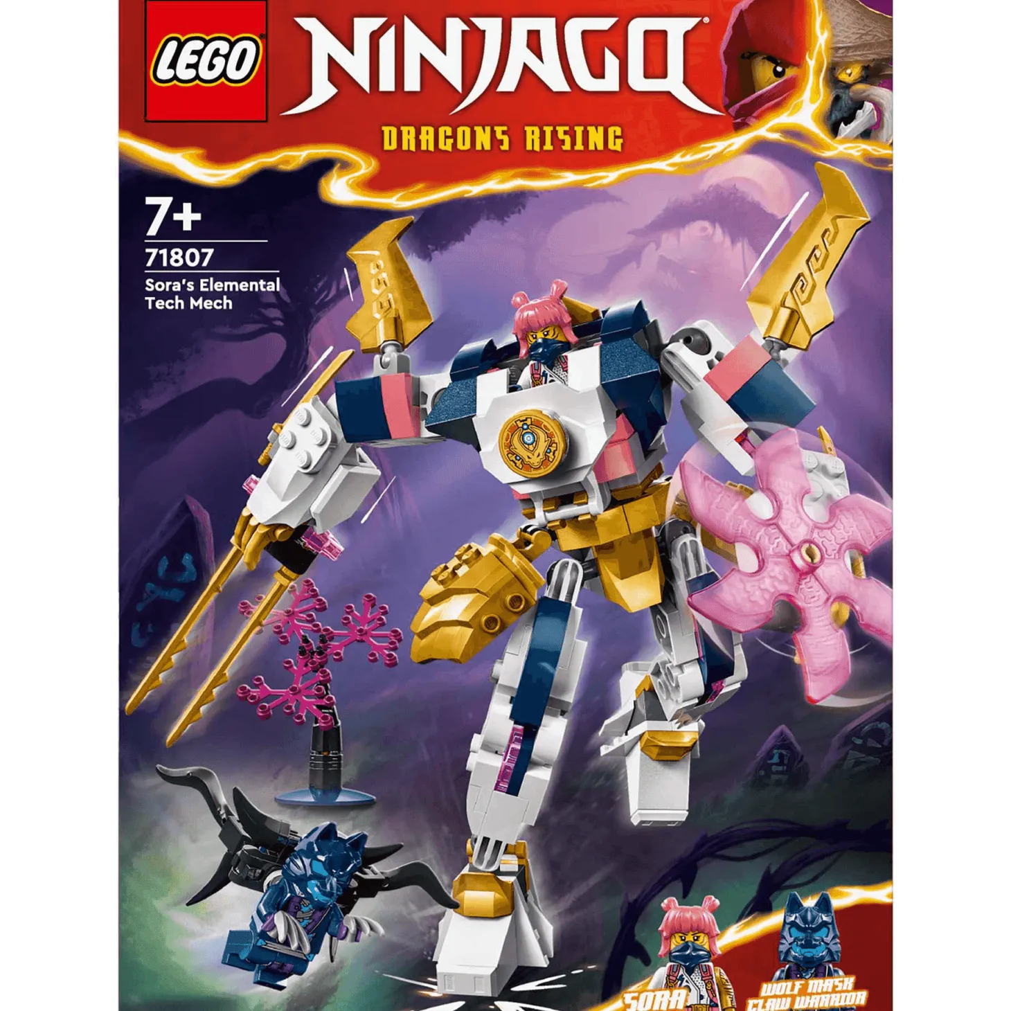 LEGO NINJAGO Meca Elemental Tecno de Sora Juguete 71807