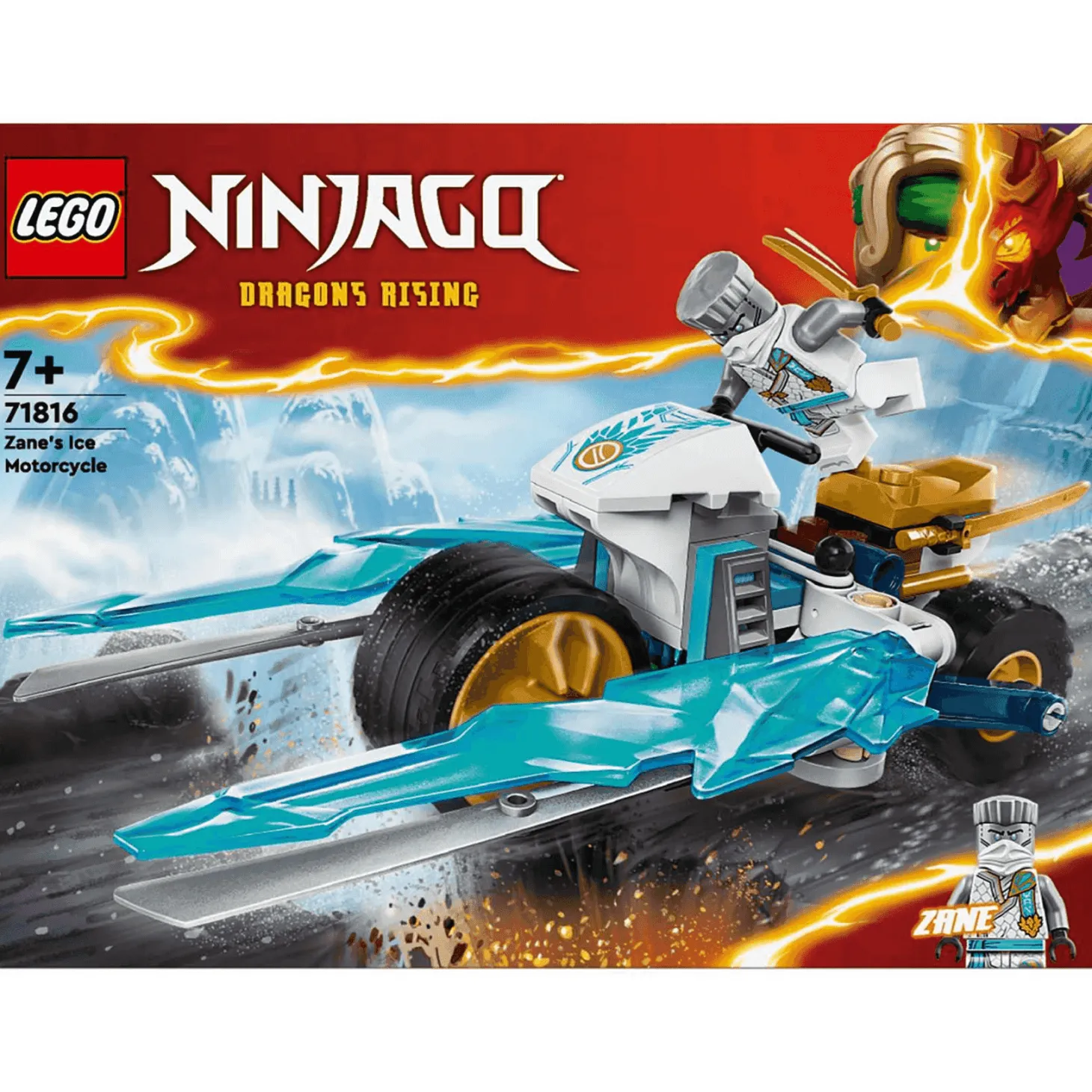 LEGO NINJAGO Moto de Hielo de Zane Set de juguetes 71816