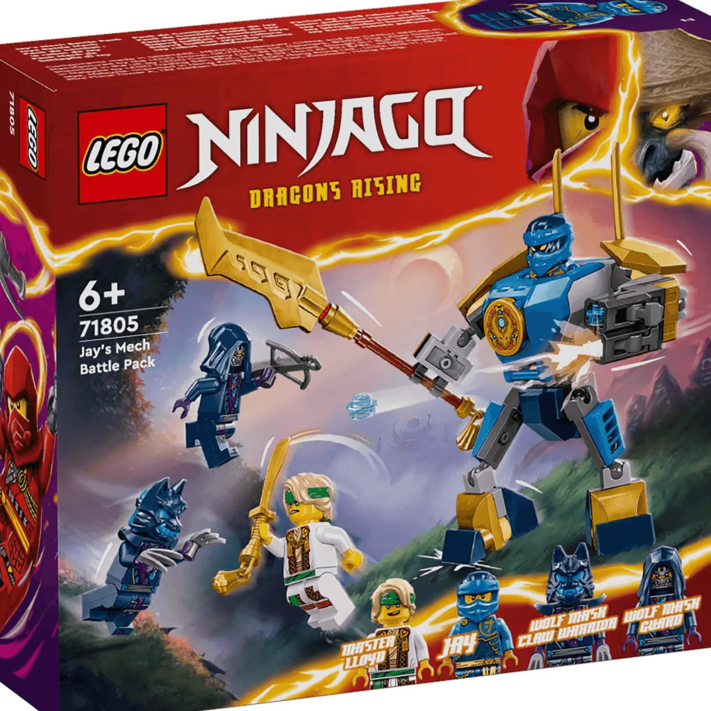 LEGO NINJAGO Pack de Combate: Meca de Jay Juguete ninja 71805