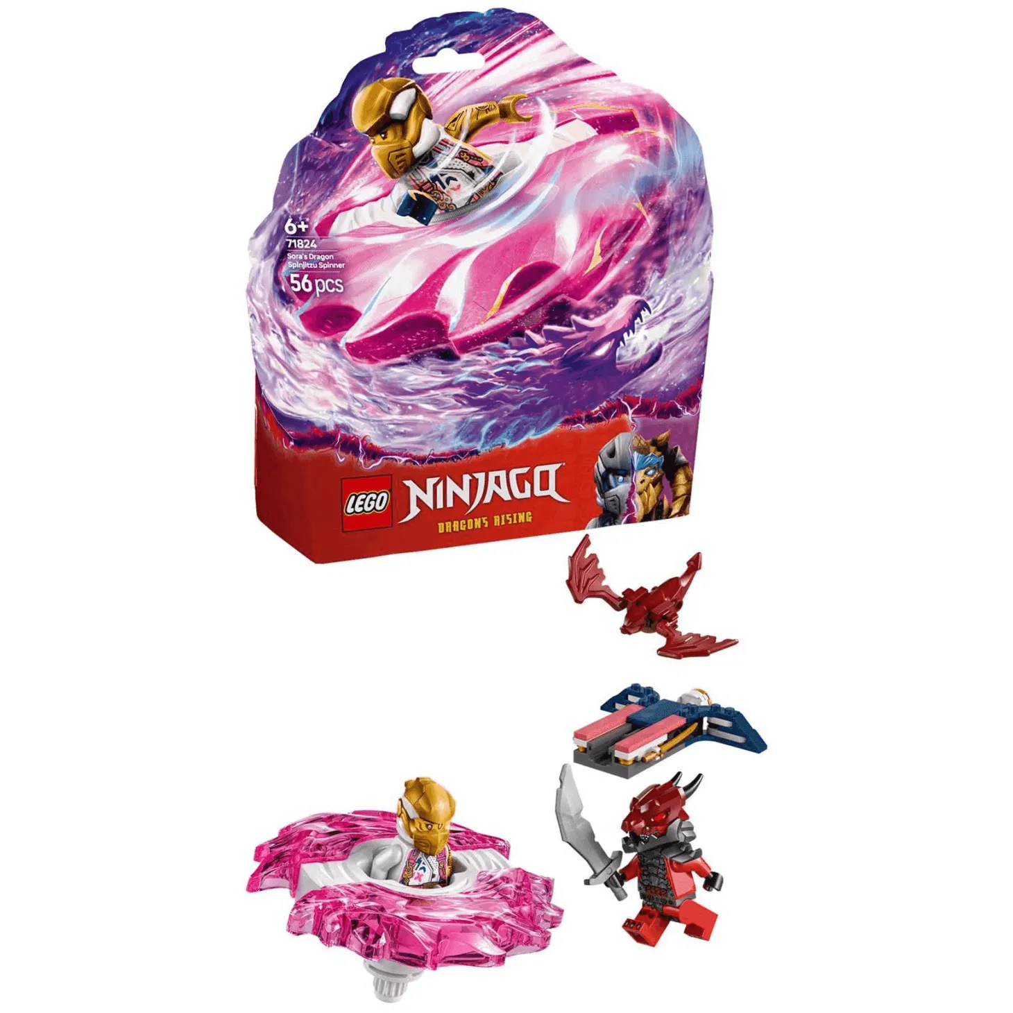LEGO NINJAGO Spinner de Spinjitzu del Dragón de Sora 71824