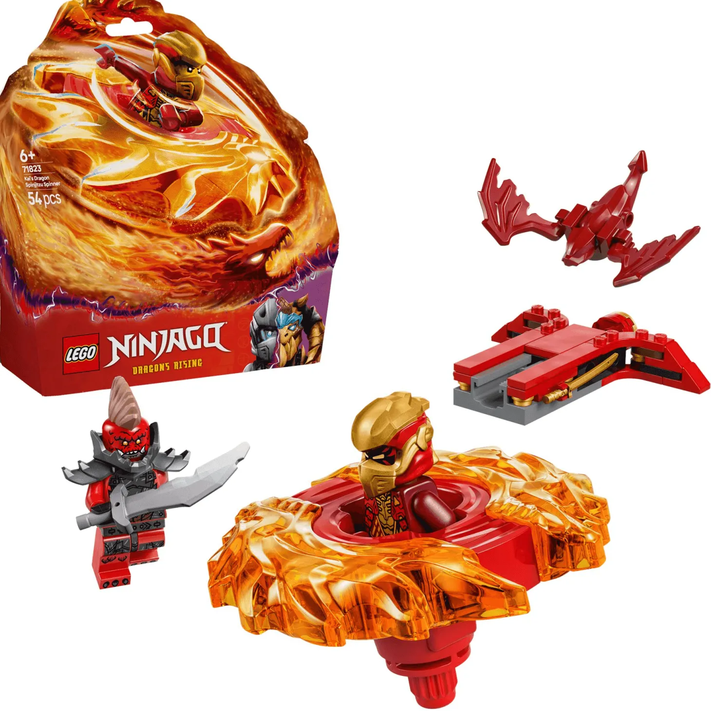 LEGO NINJAGO Spinner de Spinjitzu del Dragón de Kai 71823