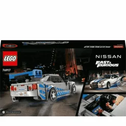 LEGO Speed Champions 76917 Nissan Skyline GT-R (R34) de 2 Fast 2 Furious (319 piezas)