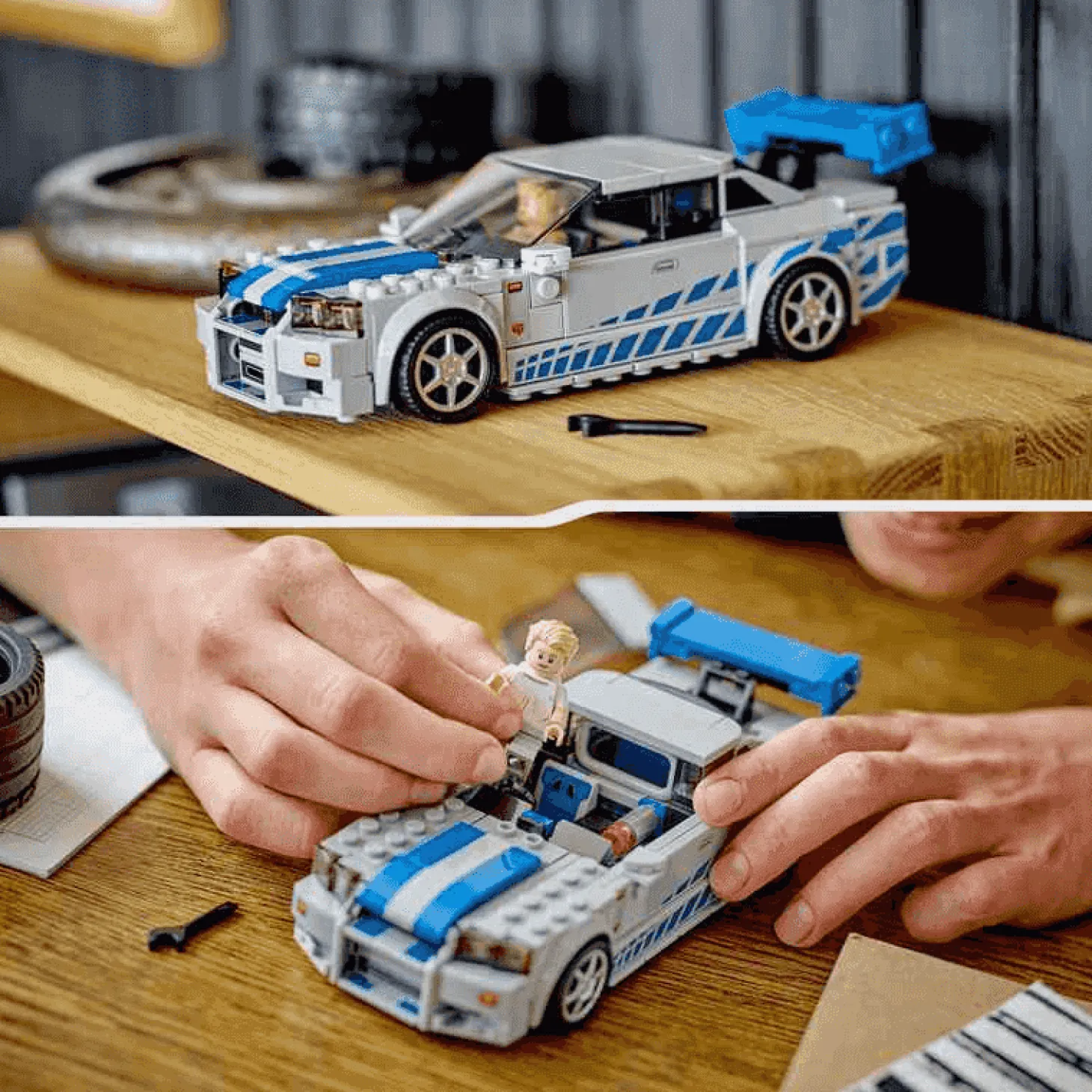 LEGO Speed Champions 76917 Nissan Skyline GT-R (R34) de 2 Fast 2 Furious (319 piezas)