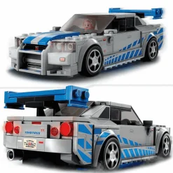 LEGO Speed Champions 76917 Nissan Skyline GT-R (R34) de 2 Fast 2 Furious (319 piezas)