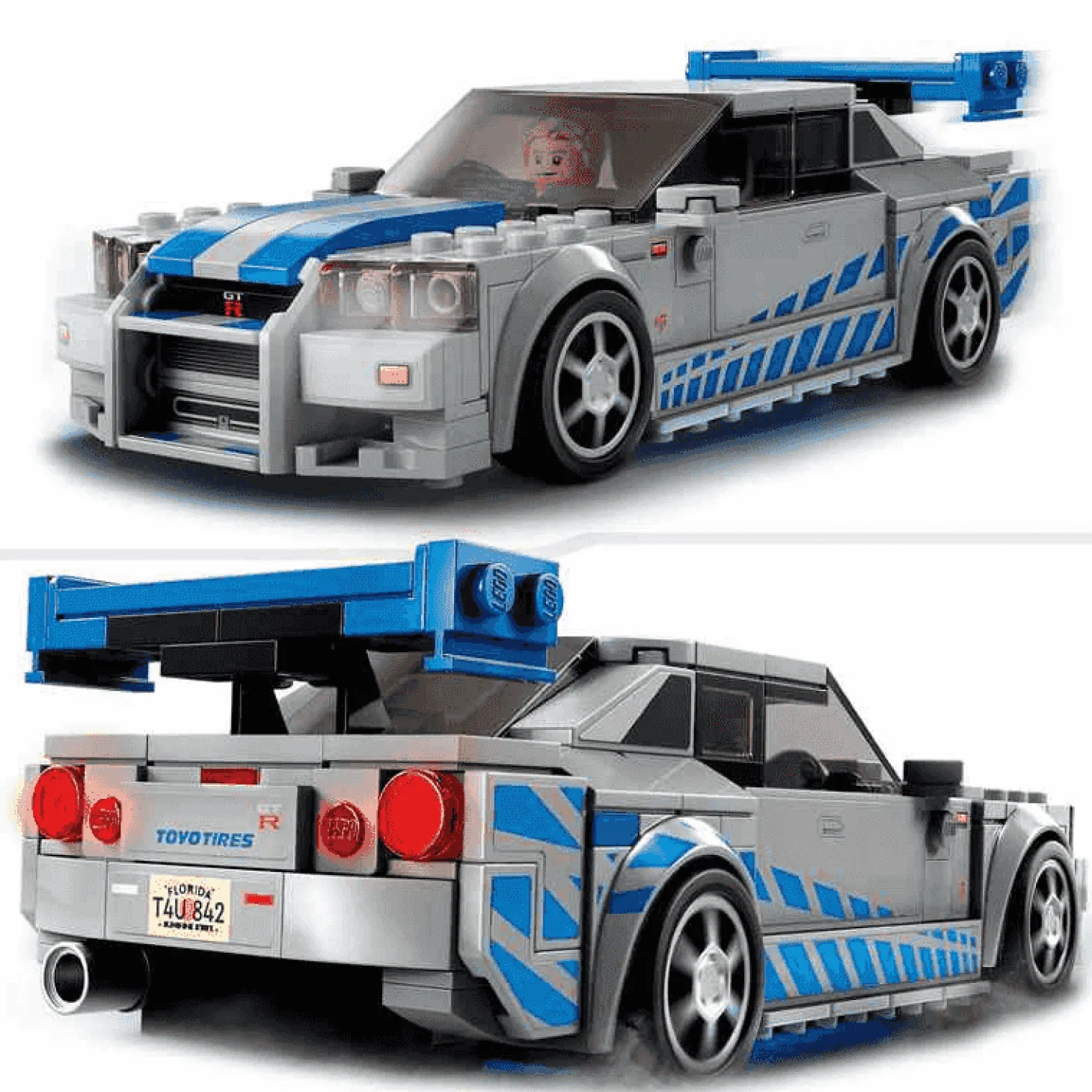 LEGO Speed Champions 76917 Nissan Skyline GT-R (R34) de 2 Fast 2 Furious (319 piezas)
