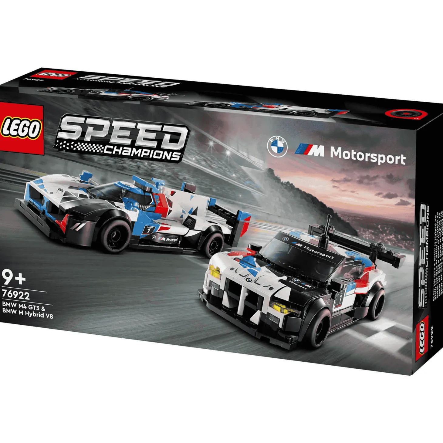 LEGO Speed Champions Coches de Carreras BMW M4 GT3 y BMW M Hybrid V8 76922