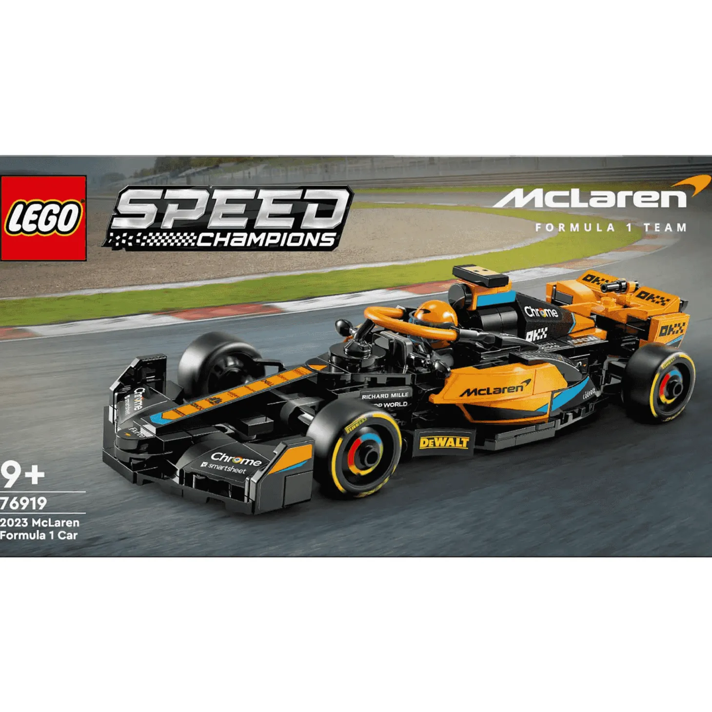 LEGO Speed Champions Coche de Carreras de Fórmula 1 McLaren 2023 76919