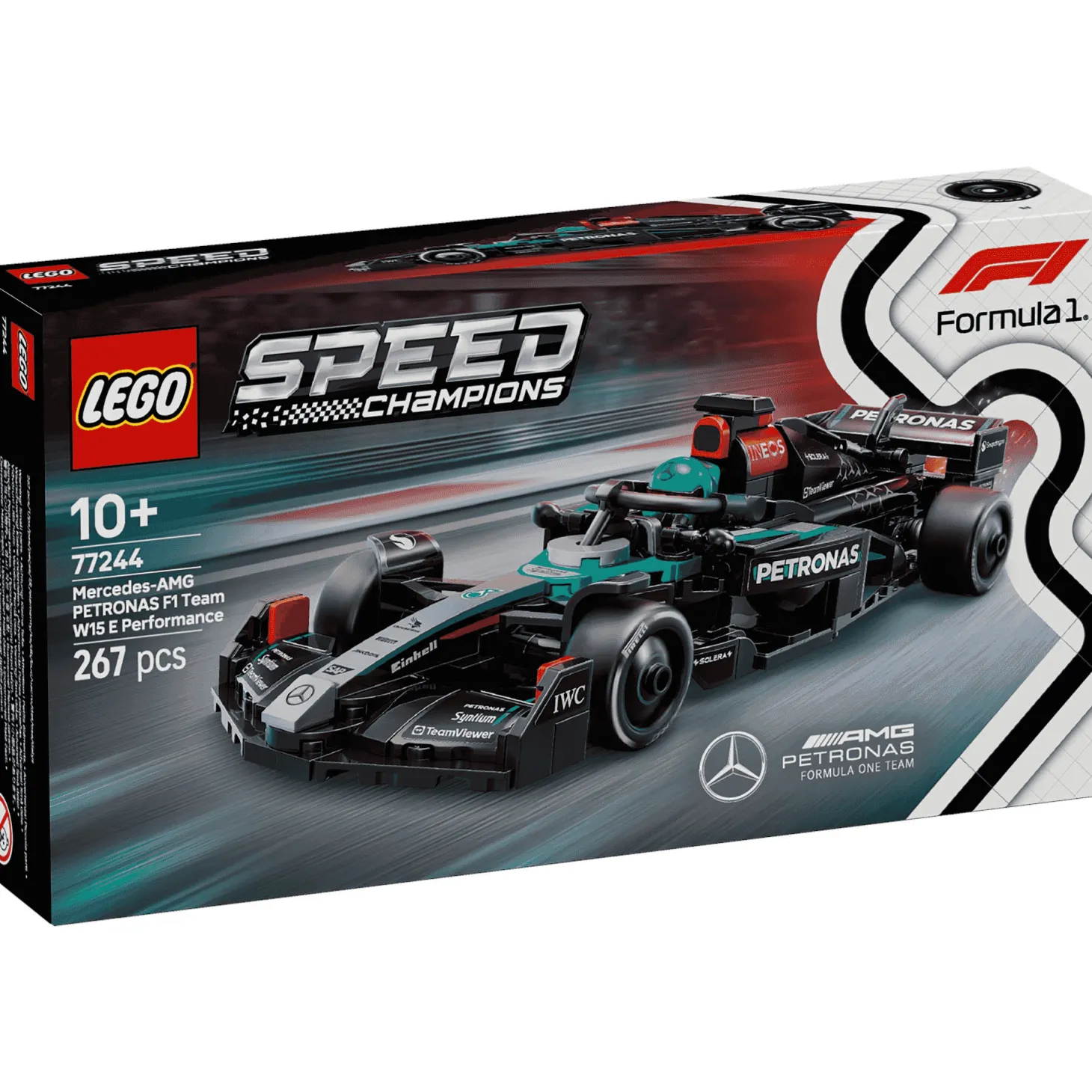 LEGO Speed Champions Coche de Carreras Mercedes-AMG F1 W15 77244
