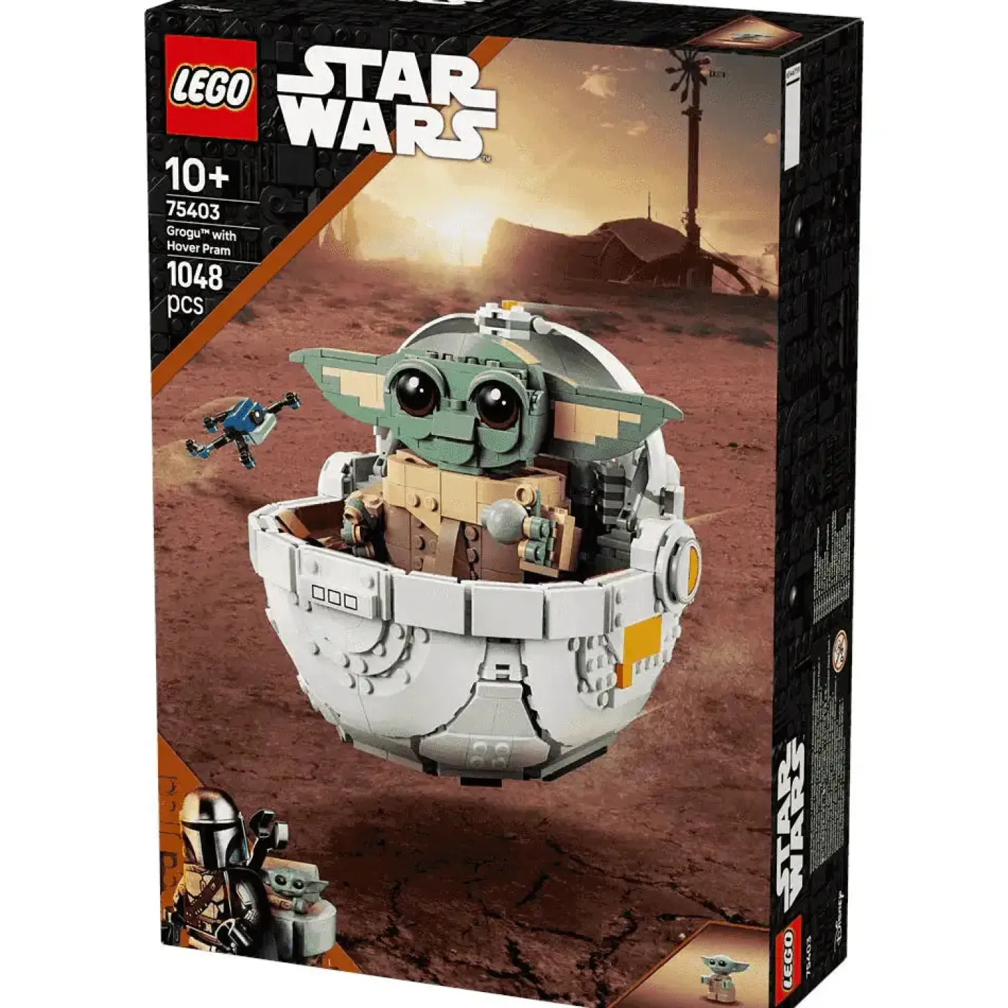 LEGO Star Wars: The Mandalorian Grogu con Aerocuna 75403